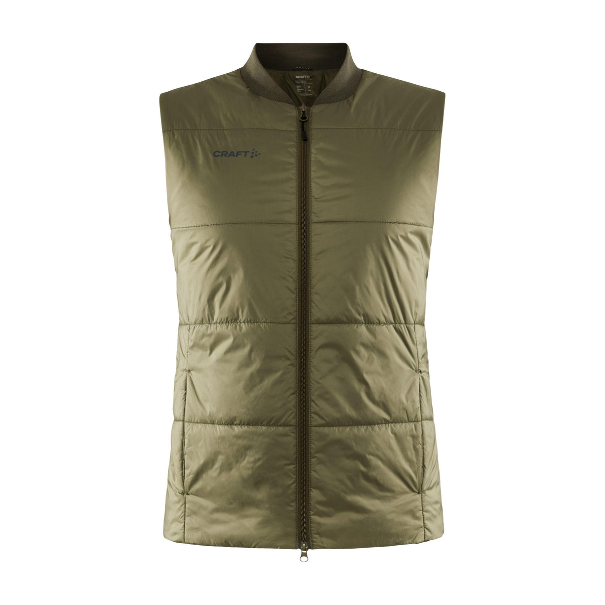 Core Light Padded Vest W - Dark Green - Front
