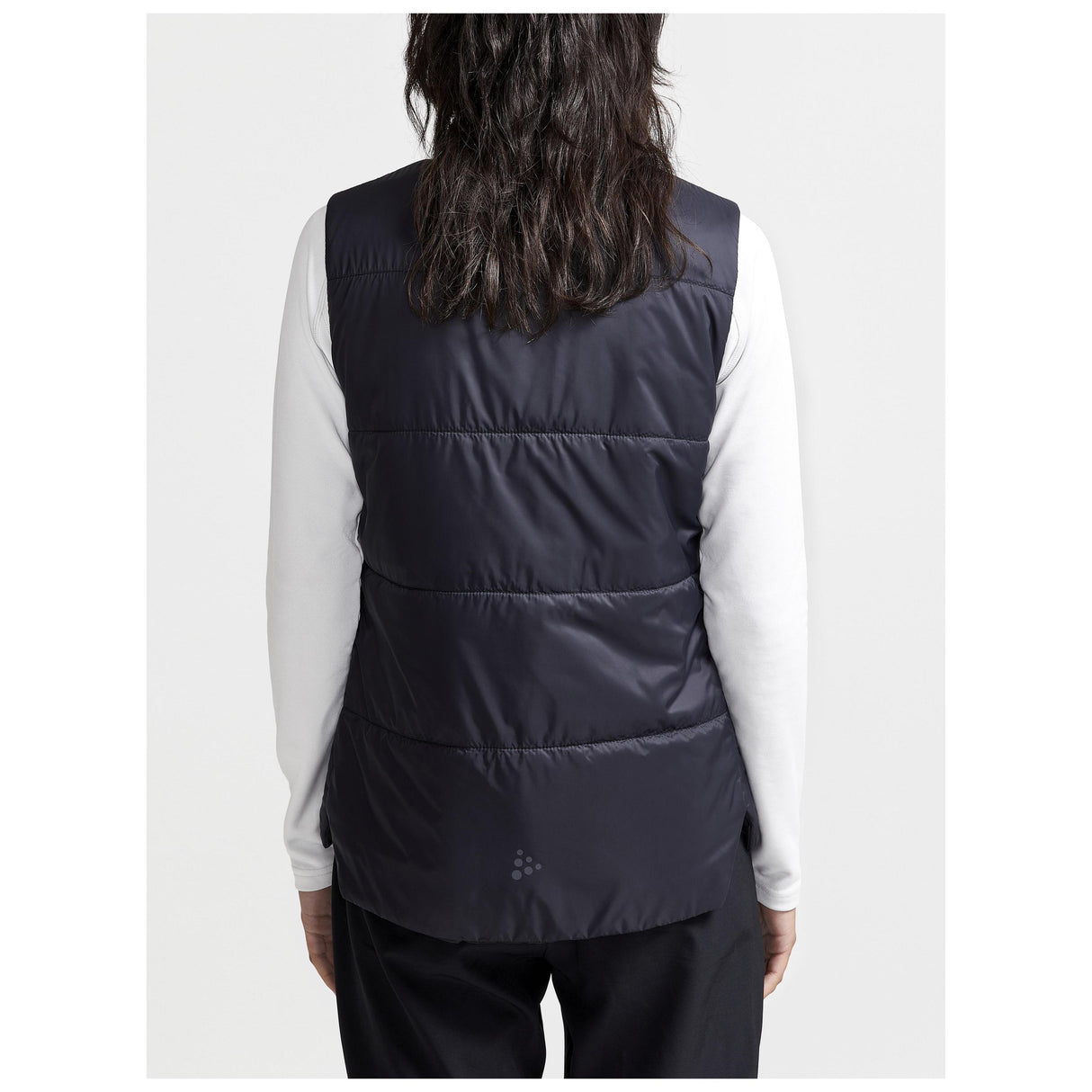 Core Light Padded Vest W - Black - Closeup 3