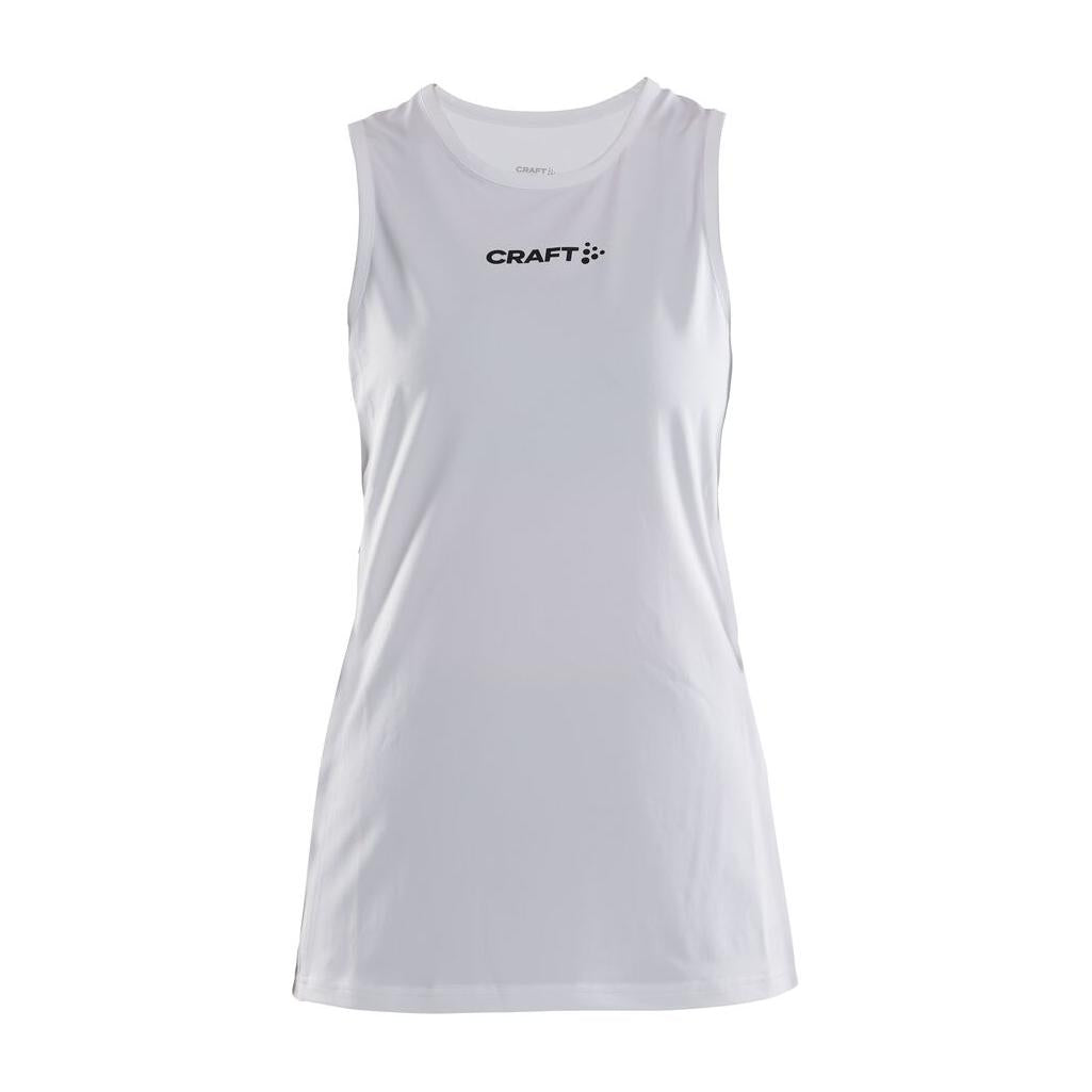 Rush Slim Singlet W - White - Front