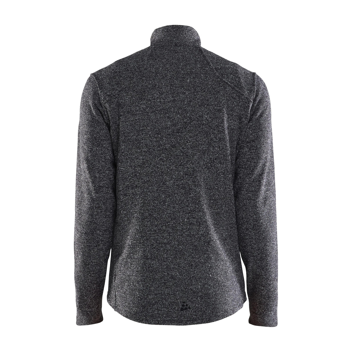 Adv Explore Heavy Fleece Jkt M - Black Melange - Back