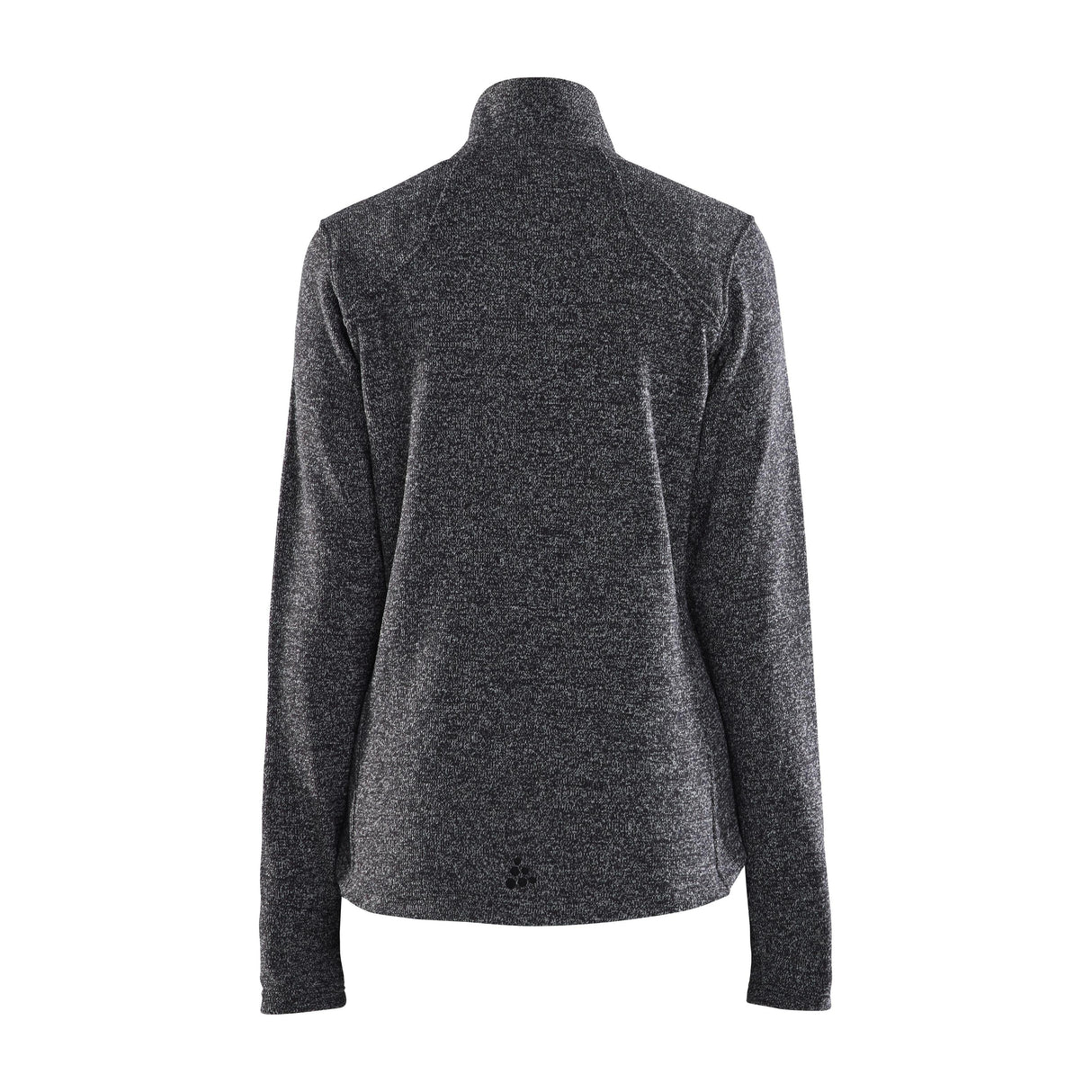 Adv Explore Heavy Fleece Jkt W - Black Melange - Back