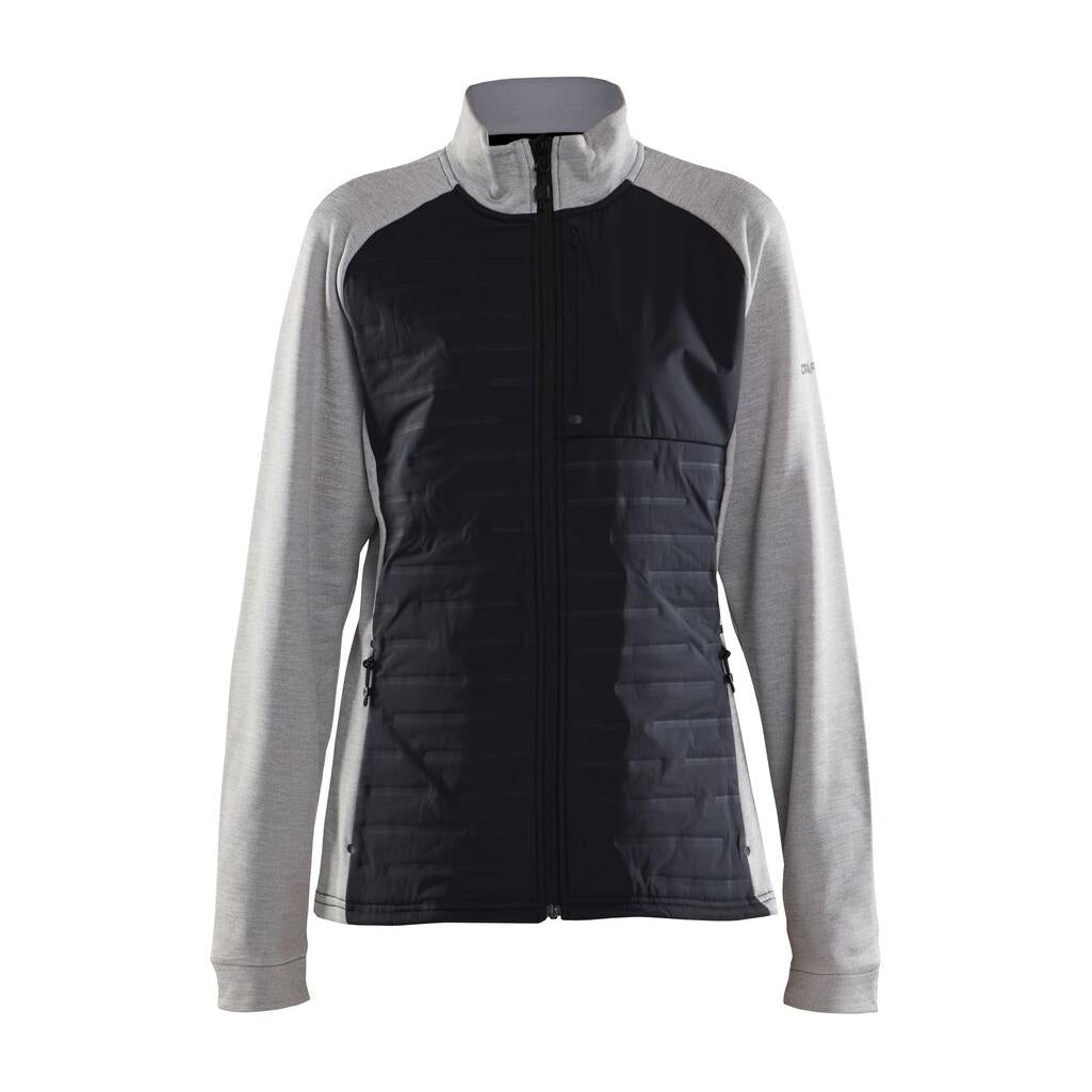 Adv Unify Hybrid Jacket W - Grey Melange/Black - Front