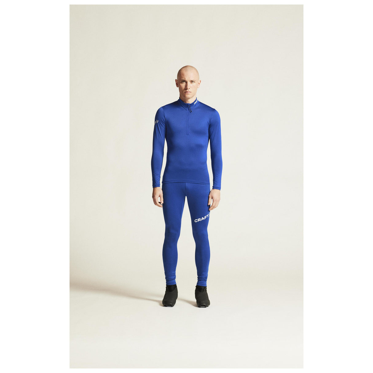 Adv Nordic Ski Club Jersey M - Club Cobolt/White - Closeup 1