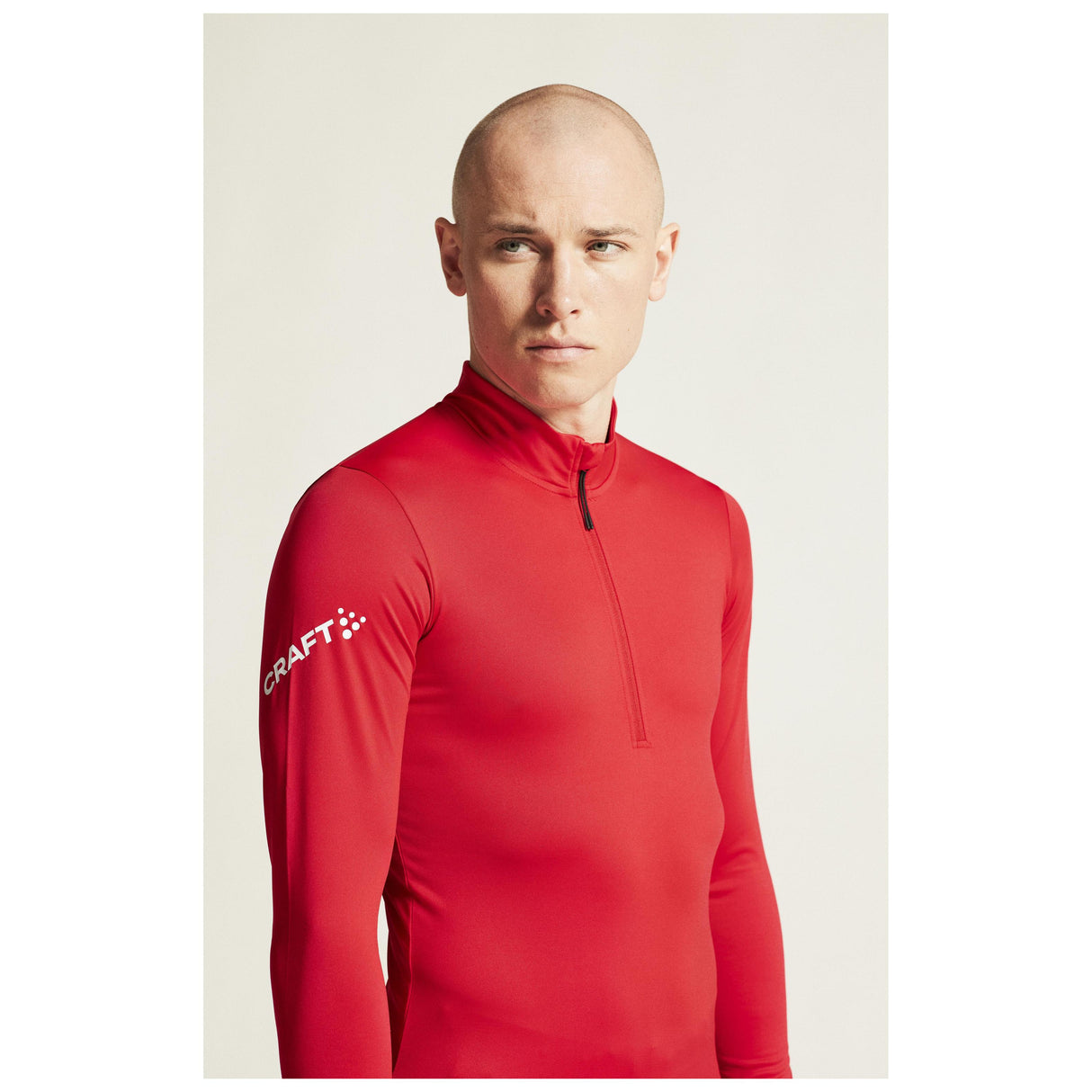 Adv Nordic Ski Club Jersey M - Red/White - Closeup 6