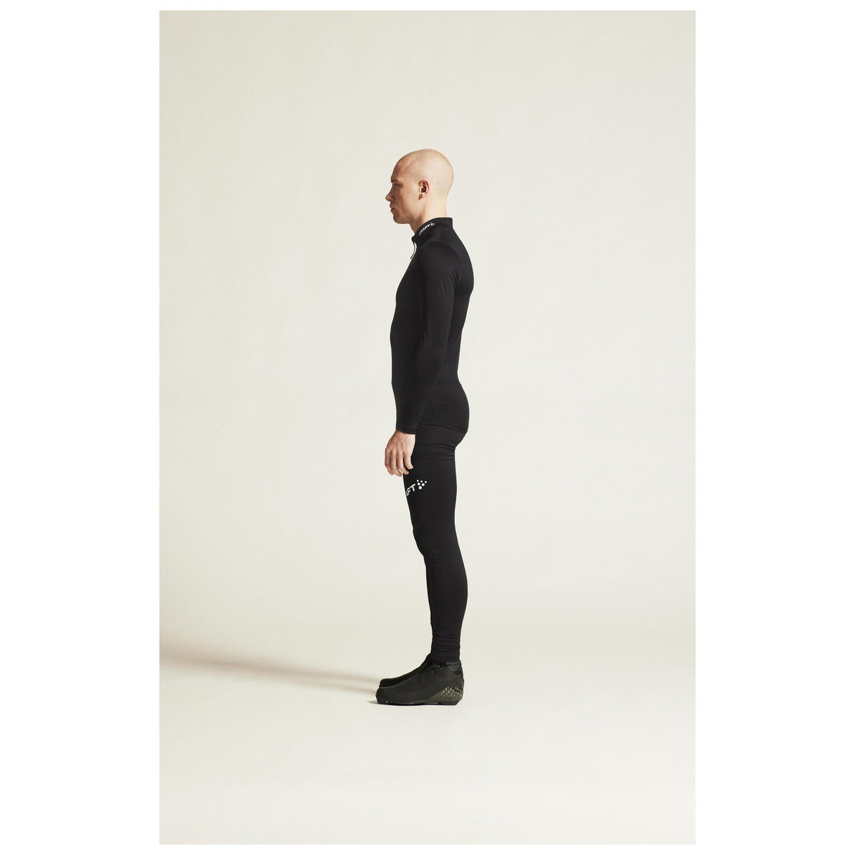 Adv Nordic Ski Club Jersey M - Black/White - Closeup 3