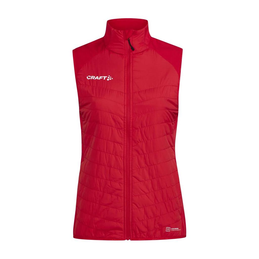 Adv Nord Ski Club Vest W - Red - Front