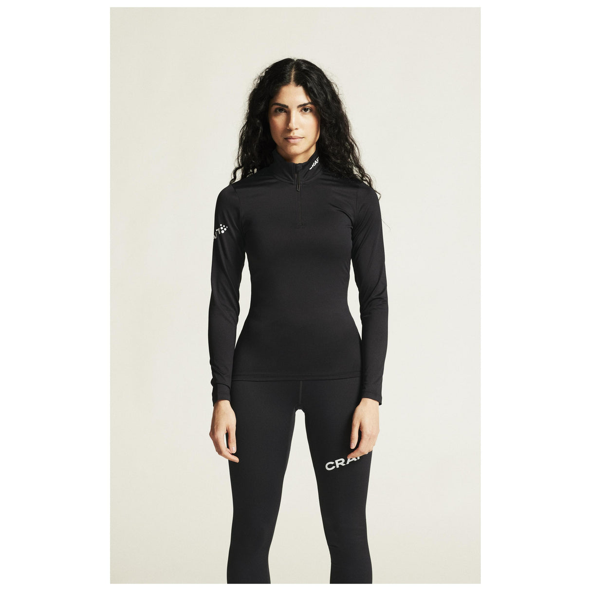 Adv Nordic Ski Club Jersey W - Black/White - Closeup 5