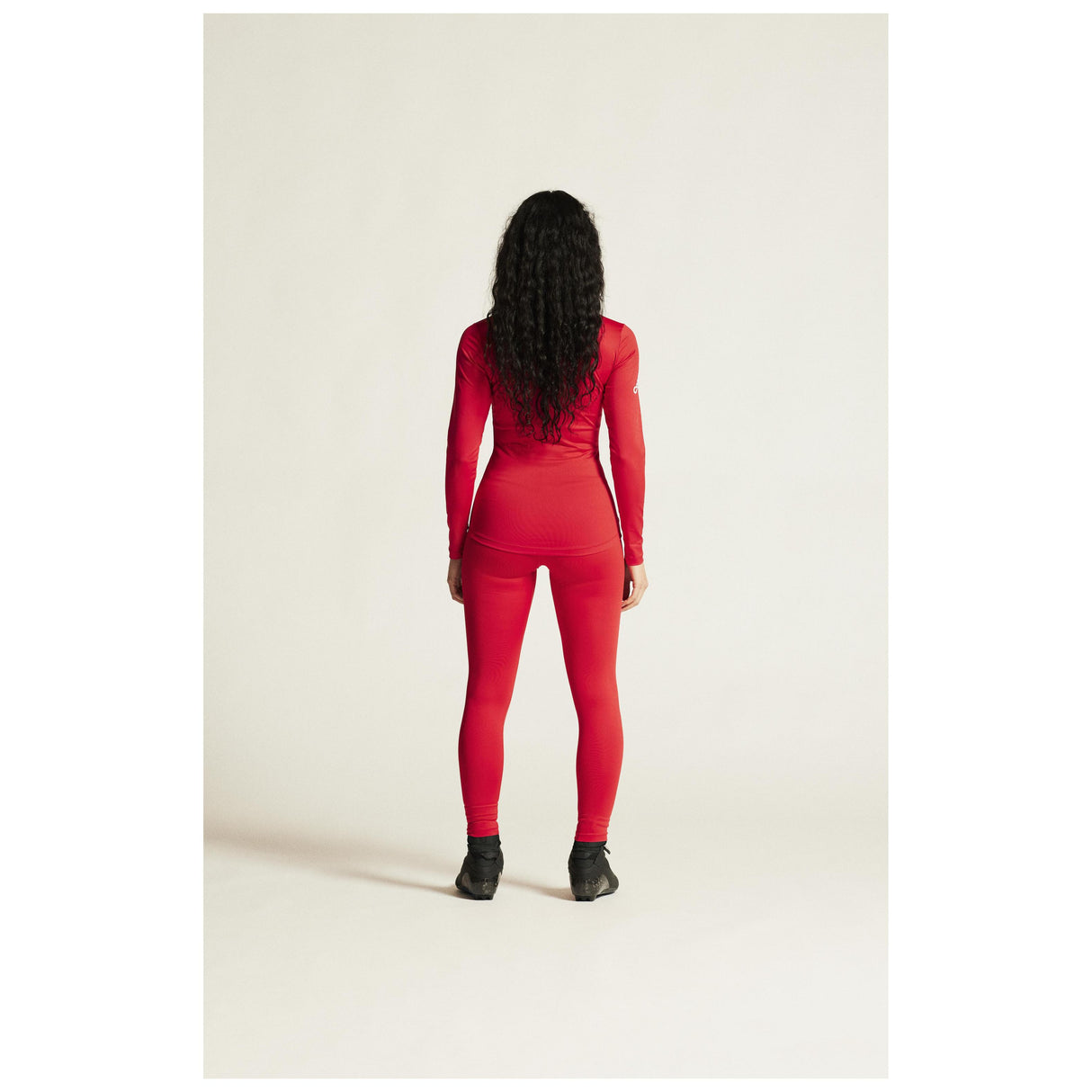 Adv Nordic Ski Club Tights W - Red/White - Closeup 4
