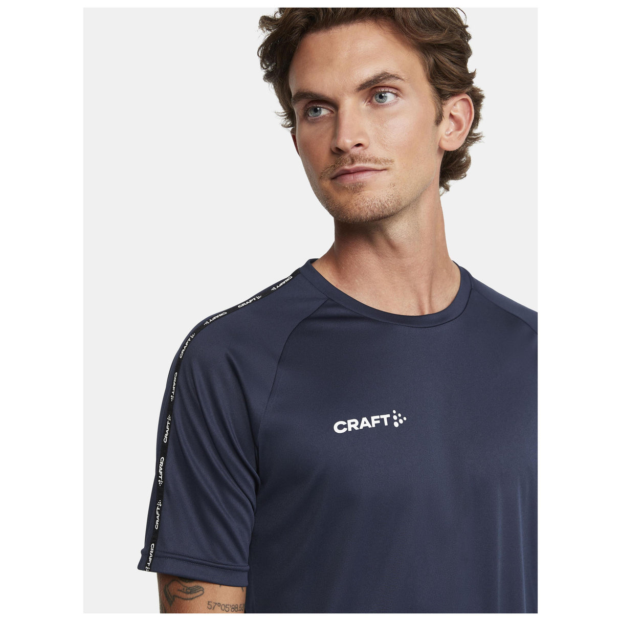 Squad Go Contrast Jersey M - Navy - Closeup 4