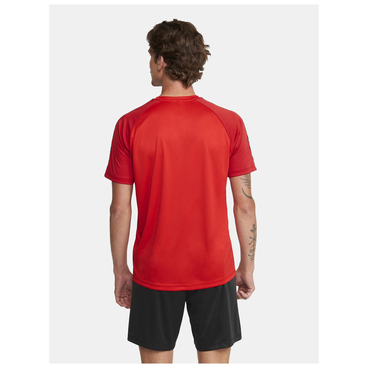 Squad Go Contrast Jersey M - Red - Closeup 3