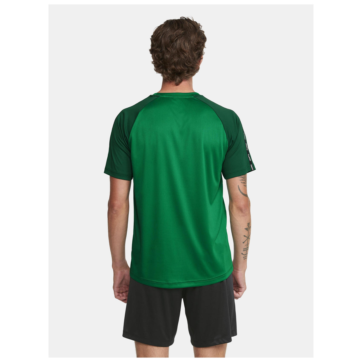 Squad Go Contrast Jersey M - Green/Ivy - Closeup 3