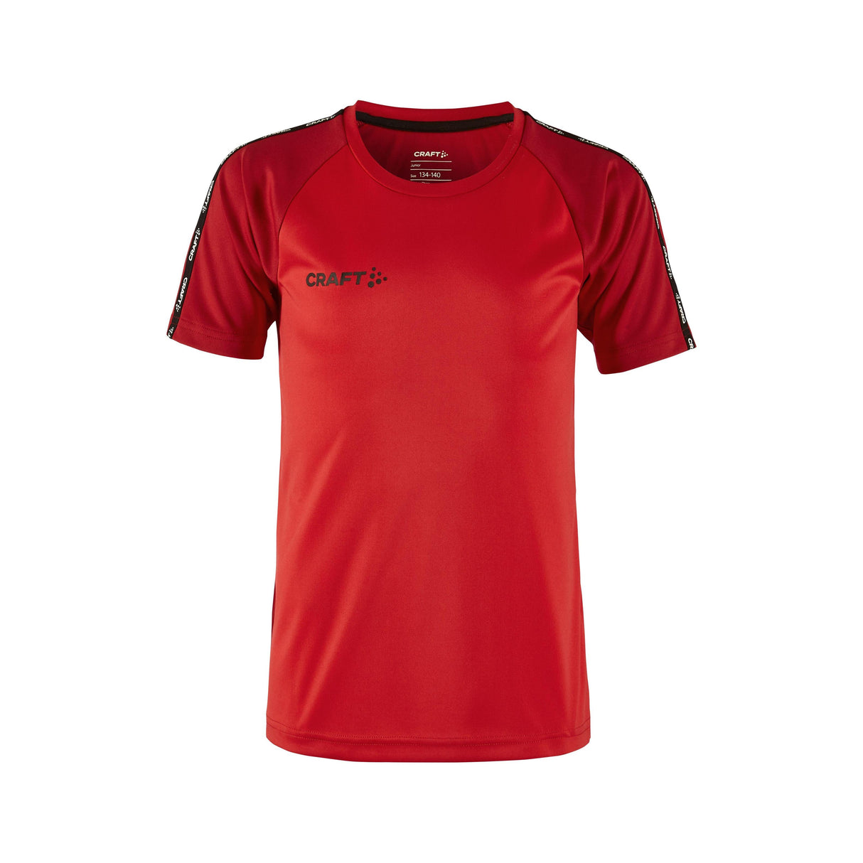 Squad Go Contrast Jersey Jr - Red - Front