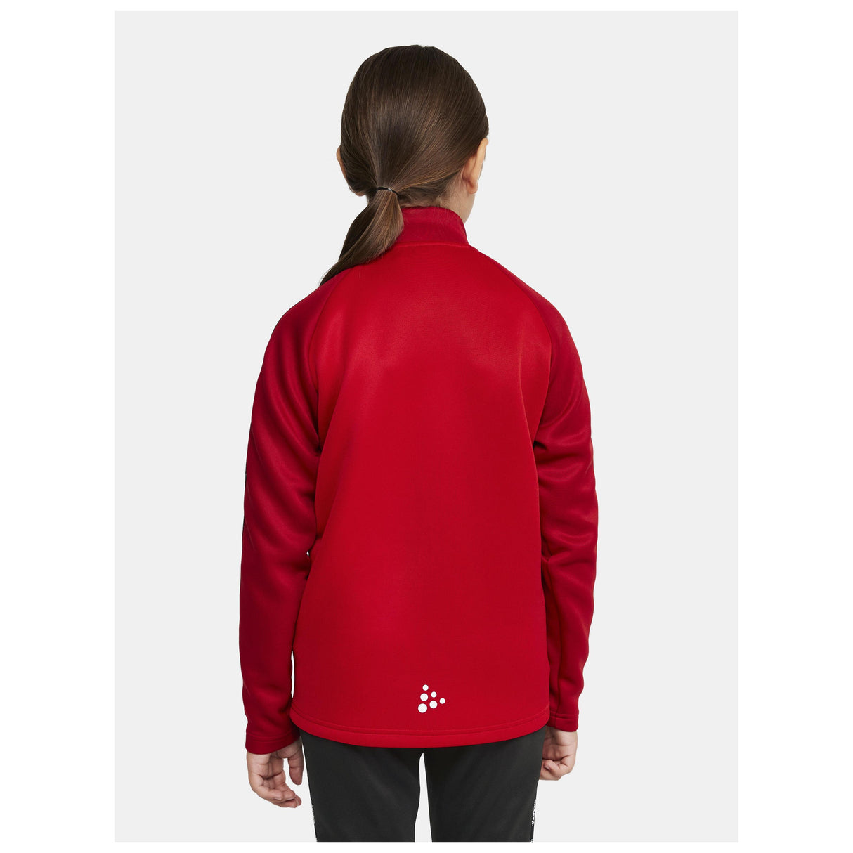 Squad 2.0 Full Zip Jr - Red - Closeup 3