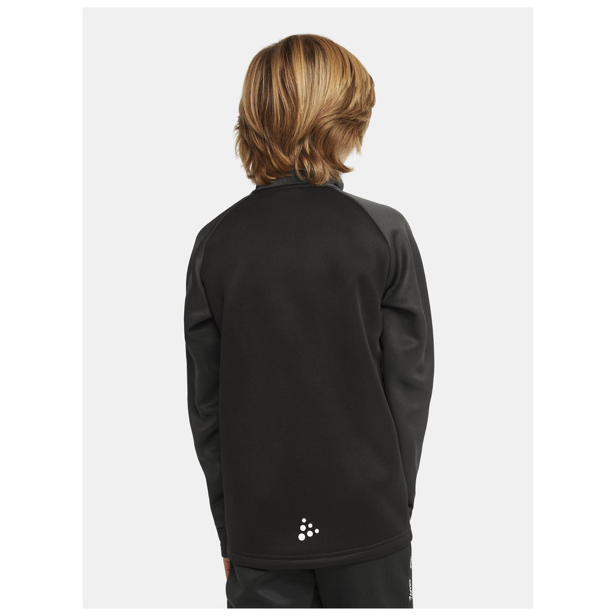 Squad 2.0 Full Zip Jr - Black - Closeup 3