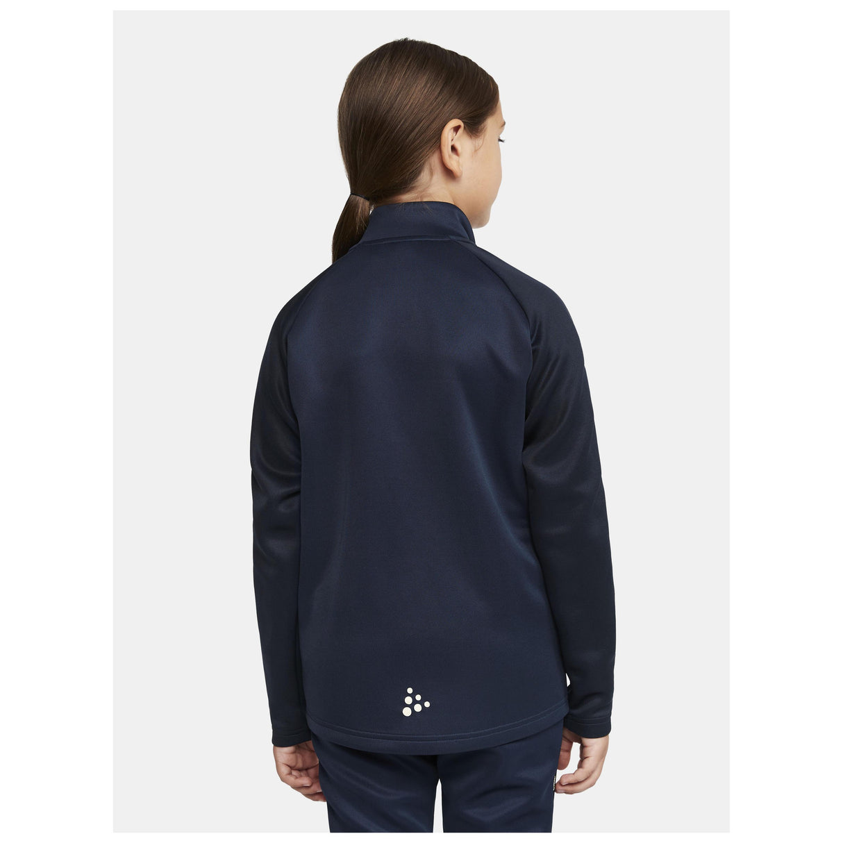 Squad 2.0 Half Zip Jr - Navy - Closeup 3