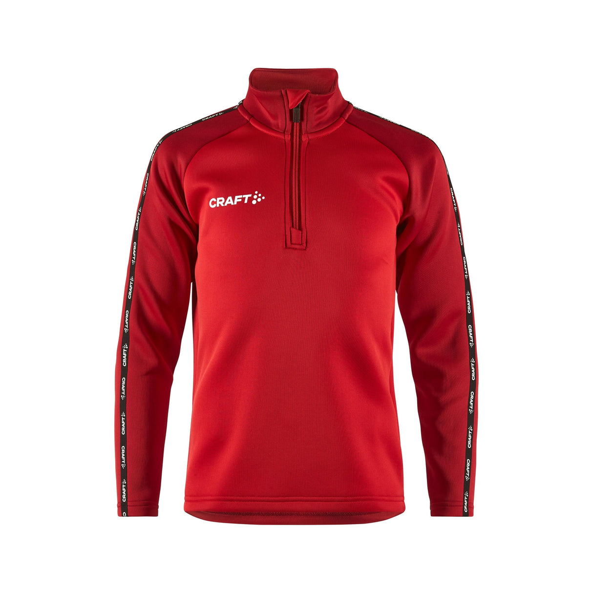 Squad 2.0 Half Zip Jr - Red - Front