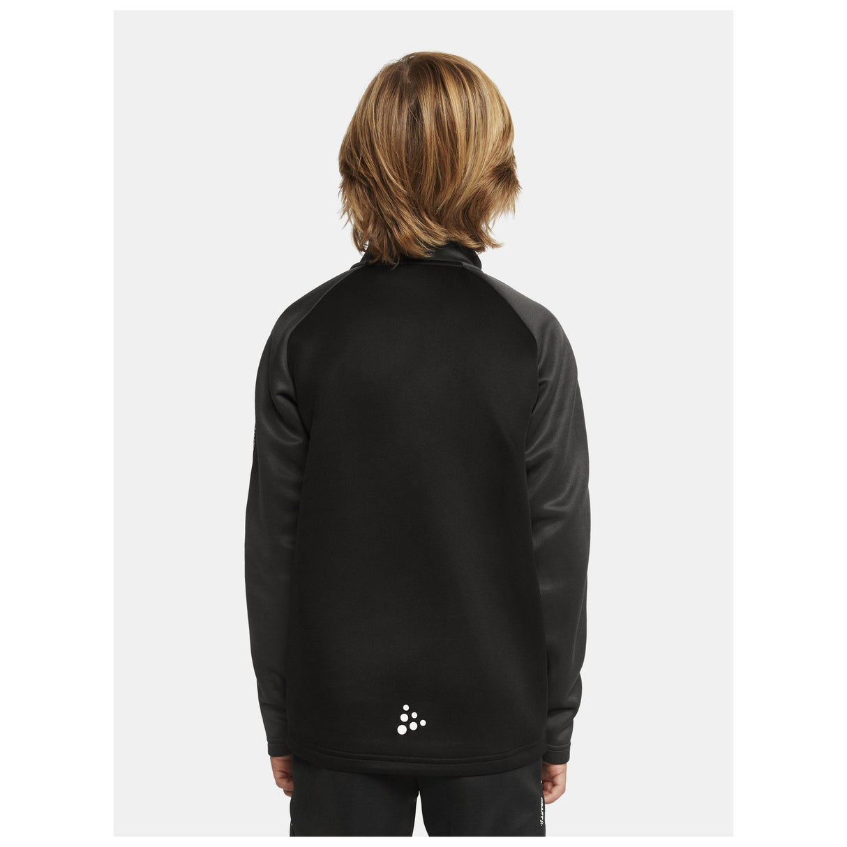 Squad 2.0 Half Zip Jr - Black - Closeup 3