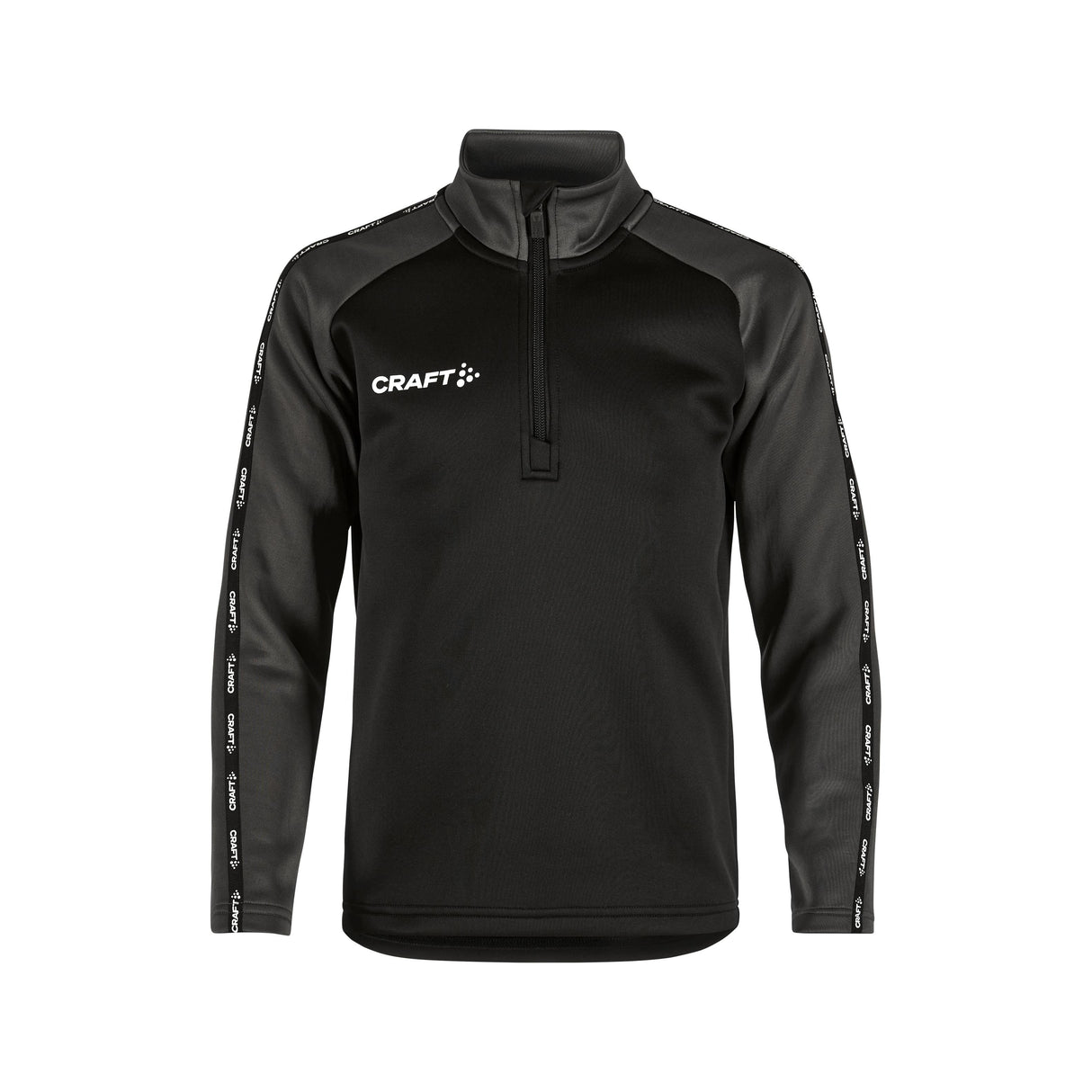 Squad 2.0 Half Zip Jr - Black - Front
