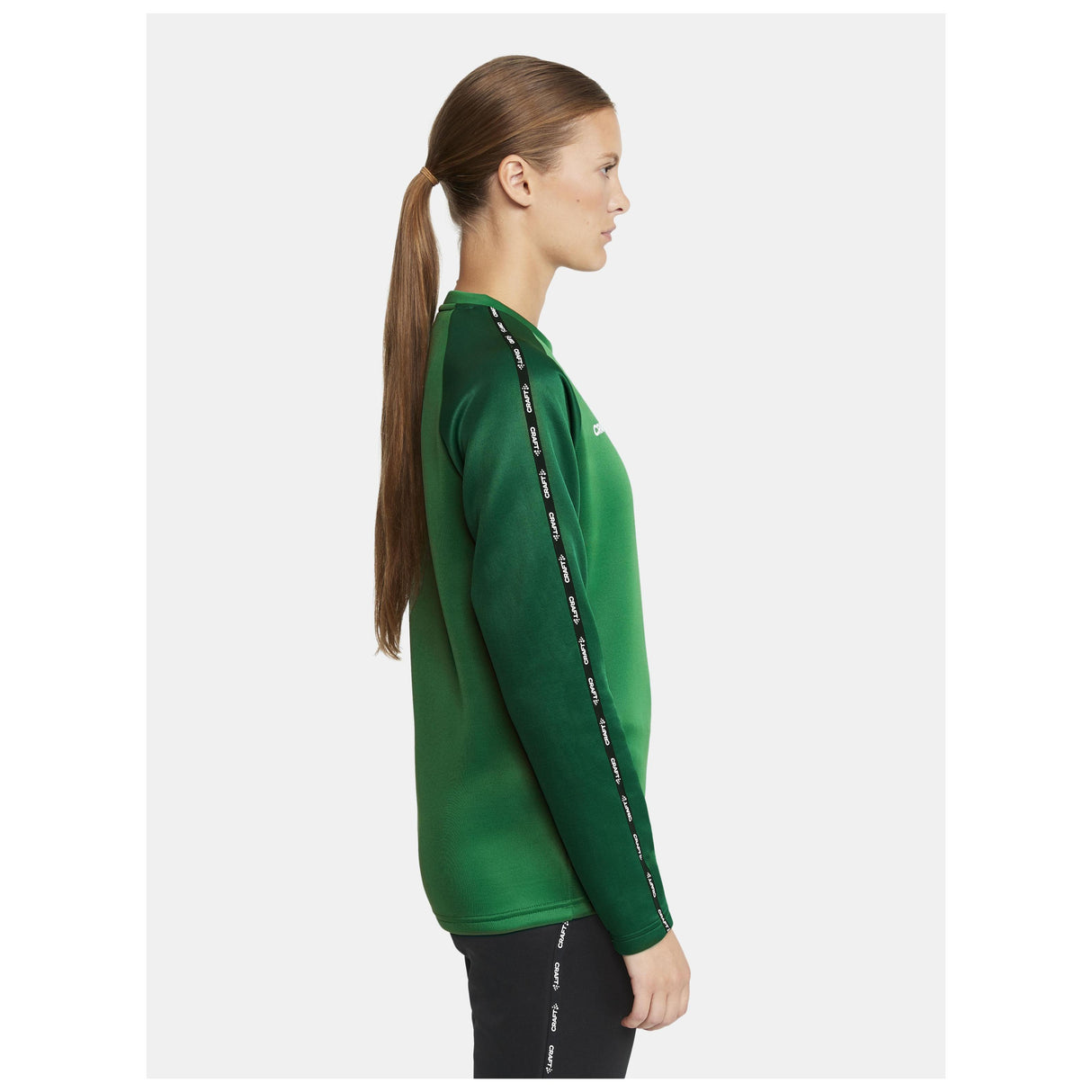 Squad 2.0 Crewneck W - Green/Ivy - Closeup 2