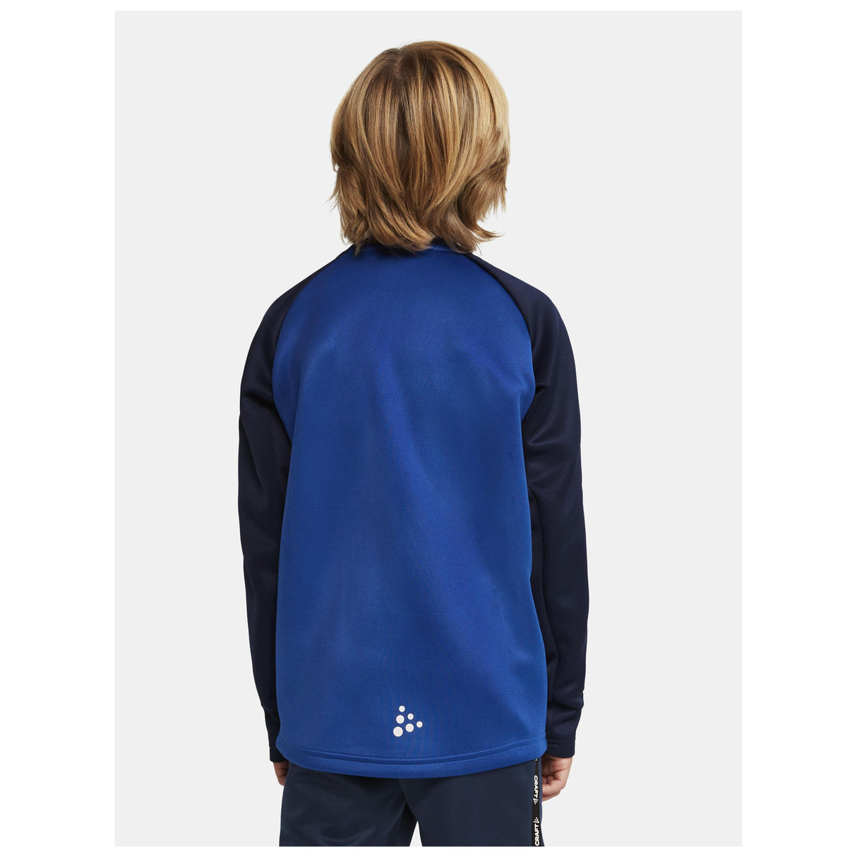 Squad 2.0 Crewneck Jr - Club Cobolt/Navy - Closeup 3