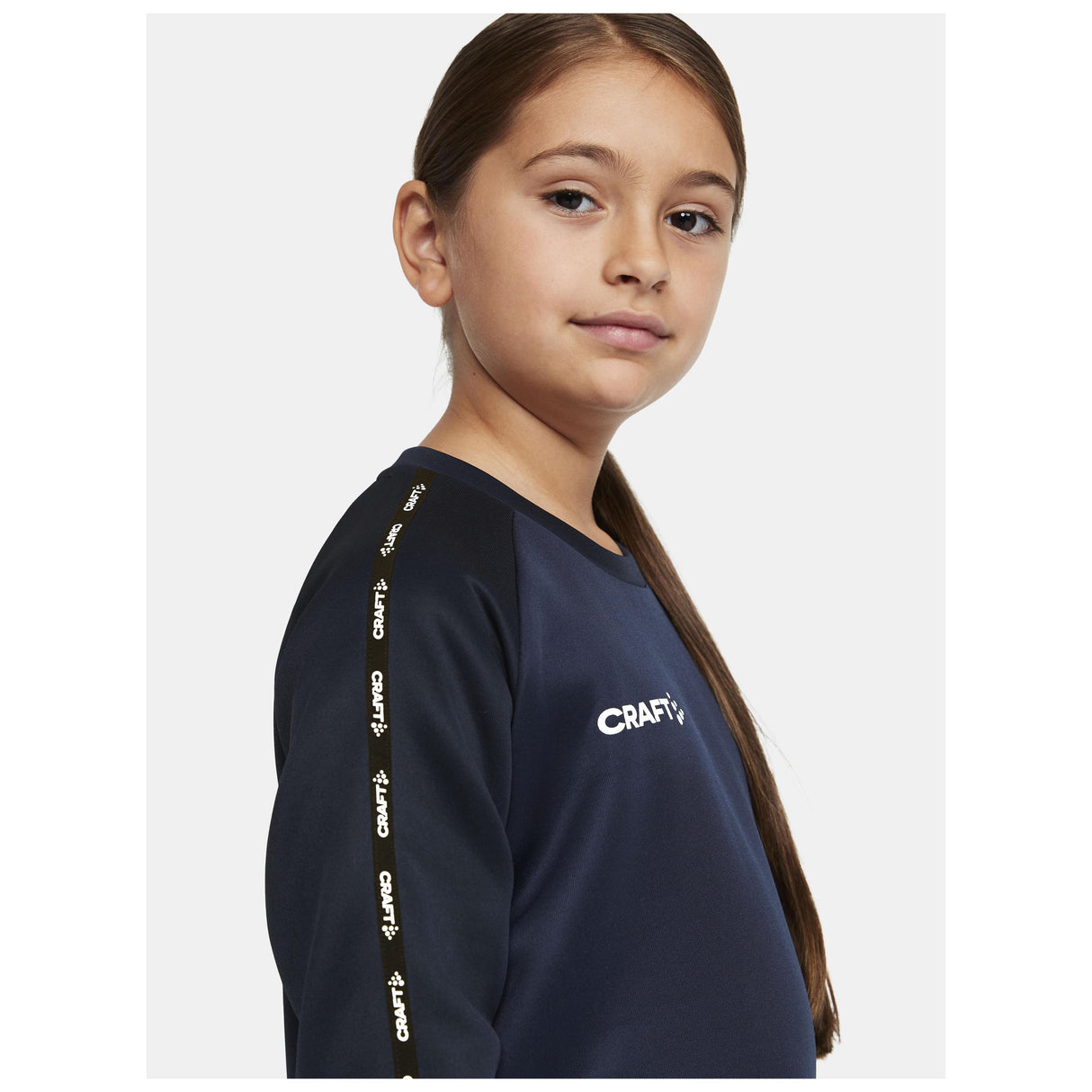 Squad 2.0 Crewneck Jr - Navy - Closeup 4