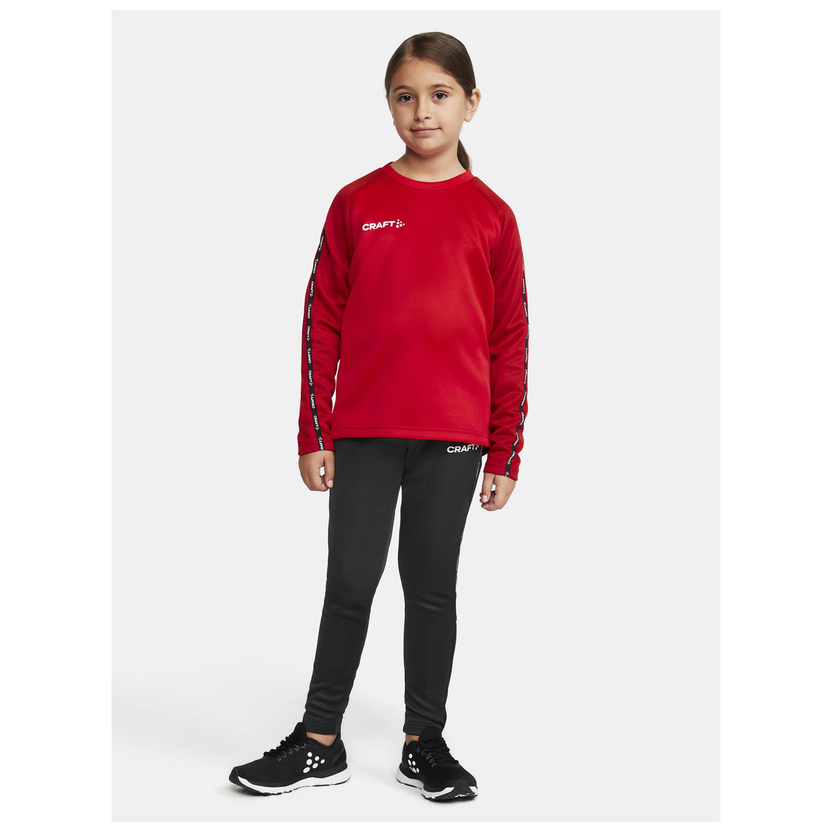 Squad 2.0 Crewneck Jr - Red - Closeup 6