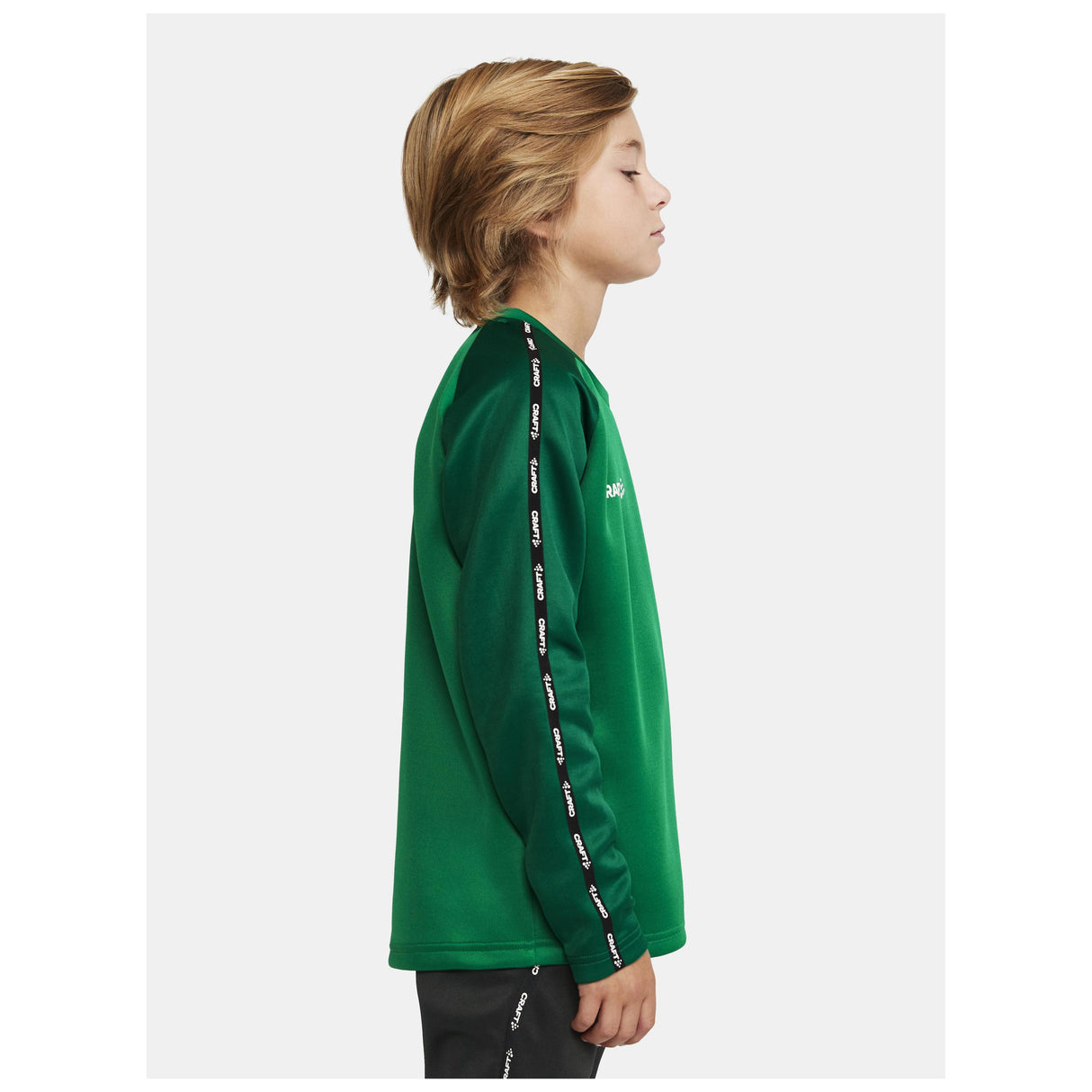 Squad 2.0 Crewneck Jr - Green/Ivy - Closeup 2