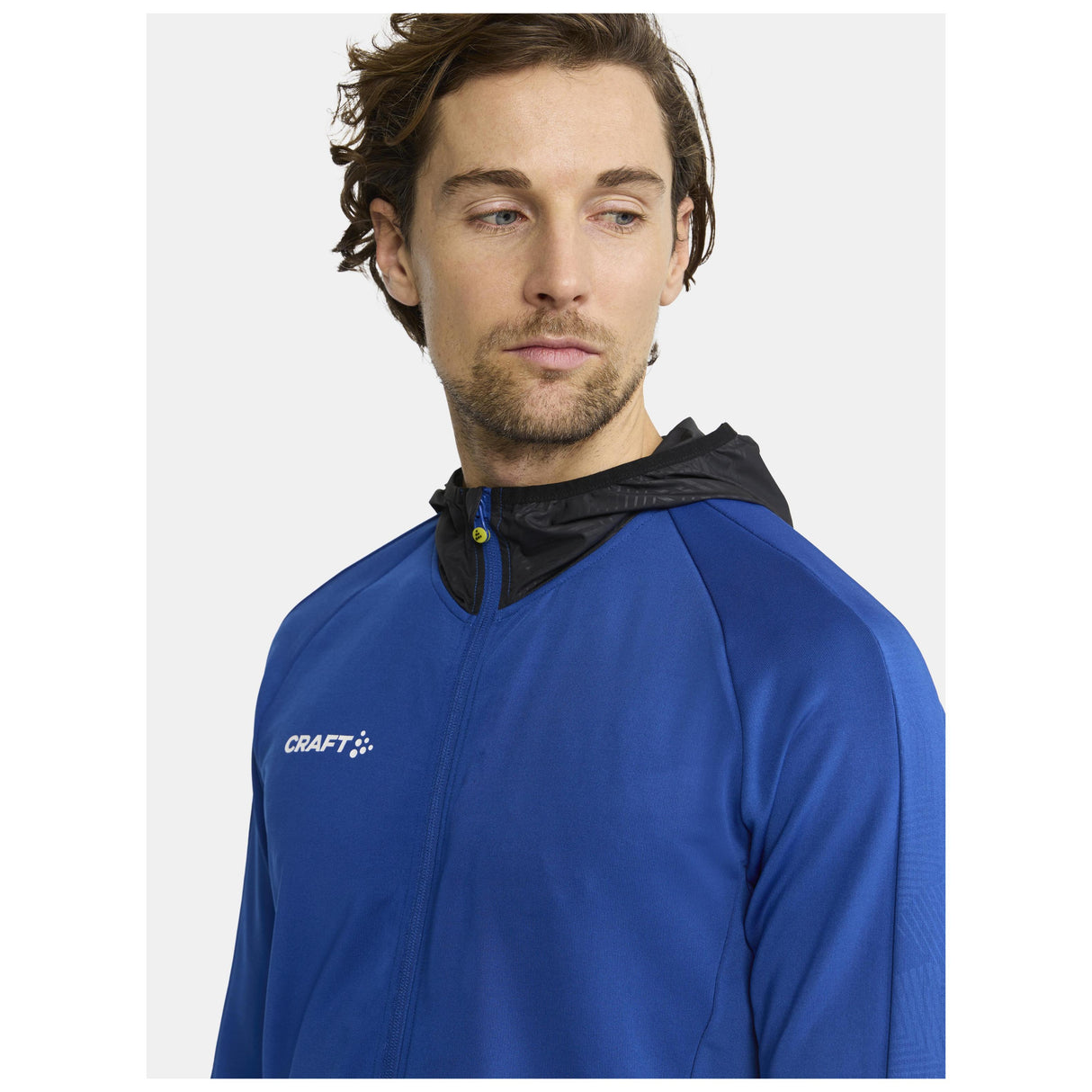 Extend Full Zip M - Cobalt - Closeup 3932
