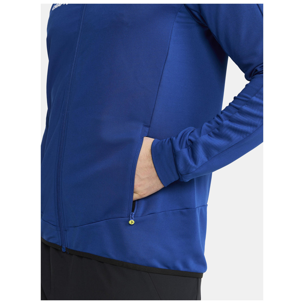 Extend Full Zip M - Cobalt - Closeup 3938