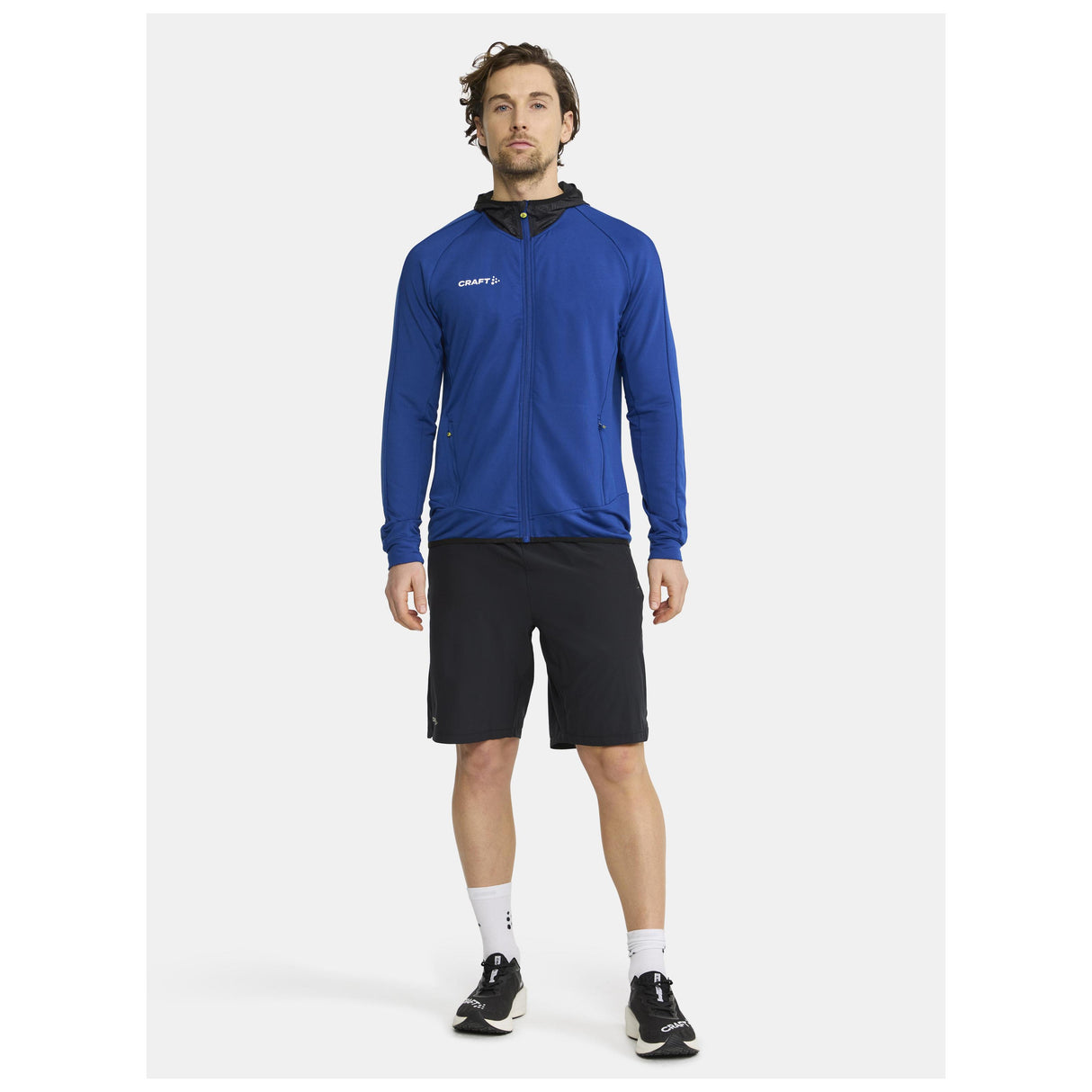 Extend Full Zip M - Cobalt - Closeup 3942