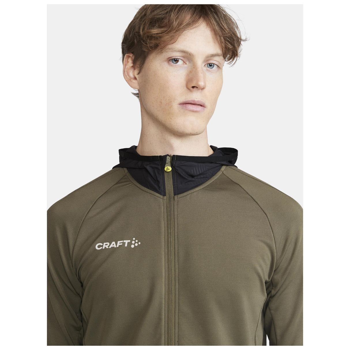 Extend Full Zip M - Dark Green - Closeup 5