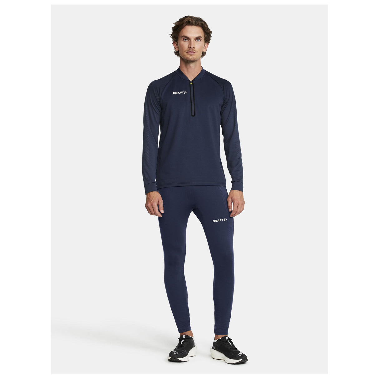 Extend Half Zip M - Navy - Closeup 6