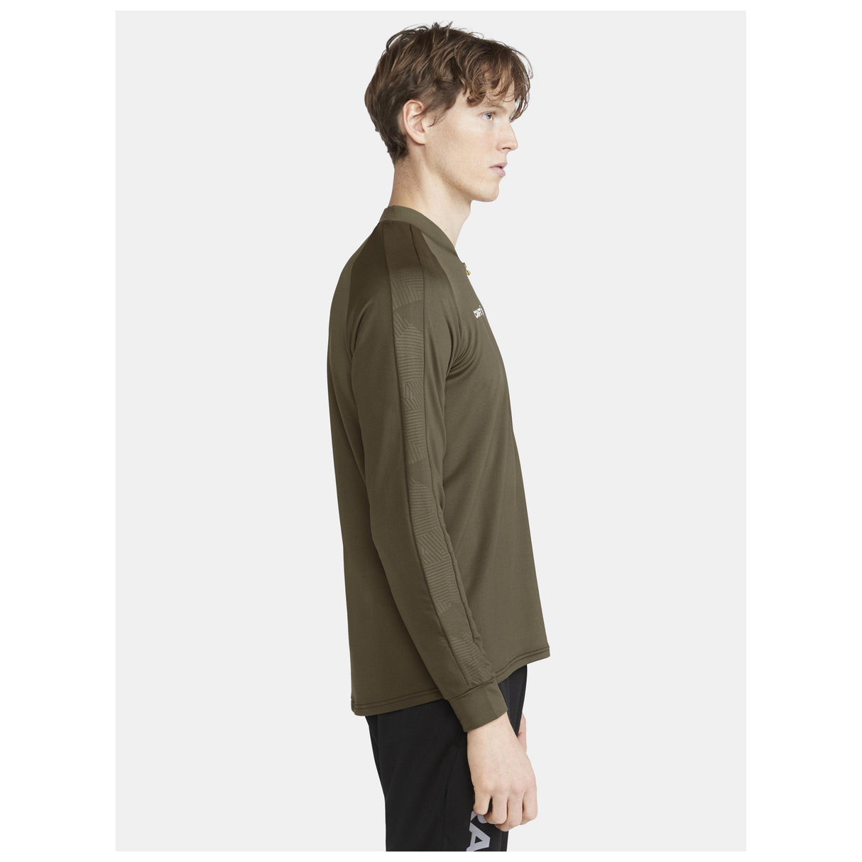 Extend Half Zip M - Dark Green - Closeup 2