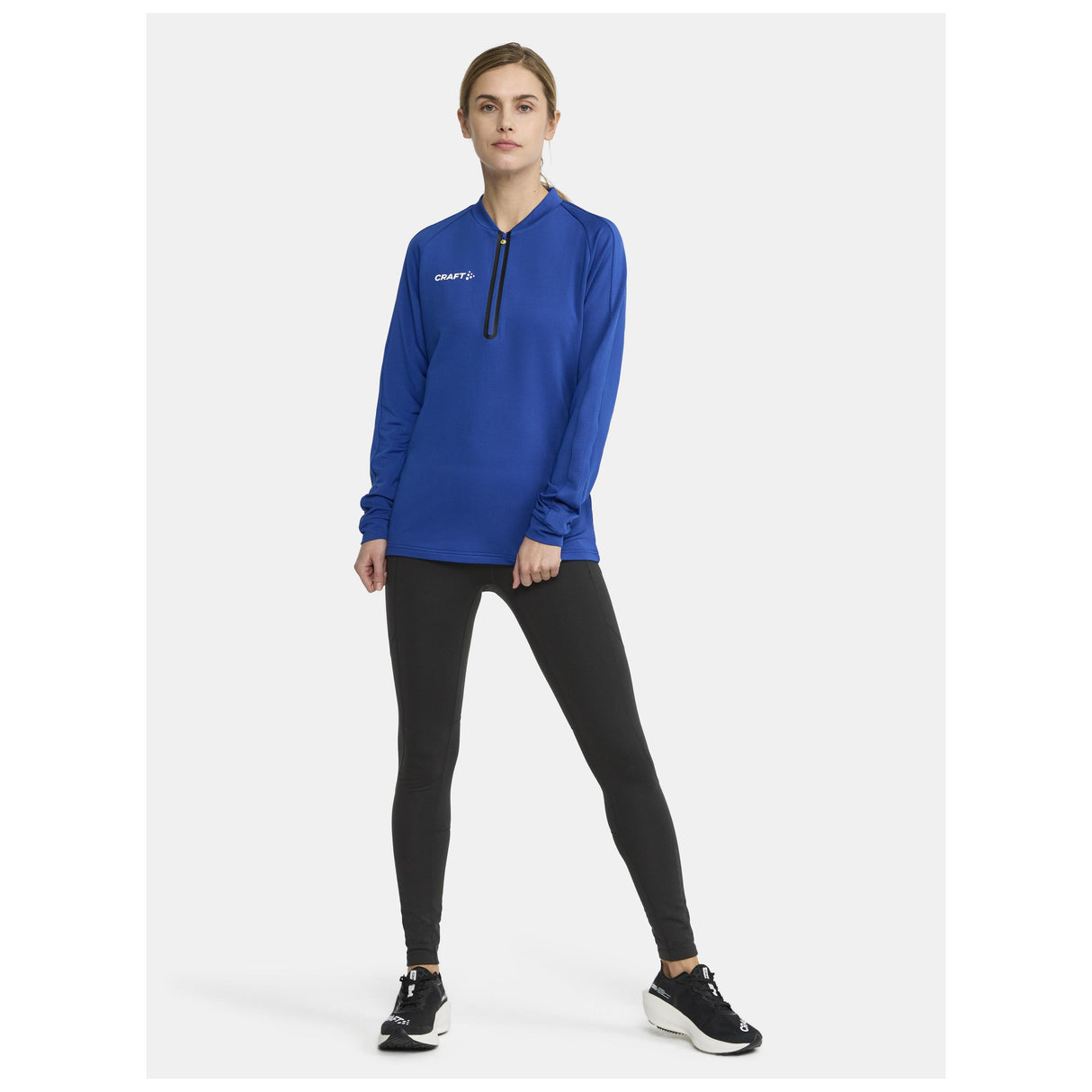 Extend Half Zip W - Cobalt - Closeup 3786