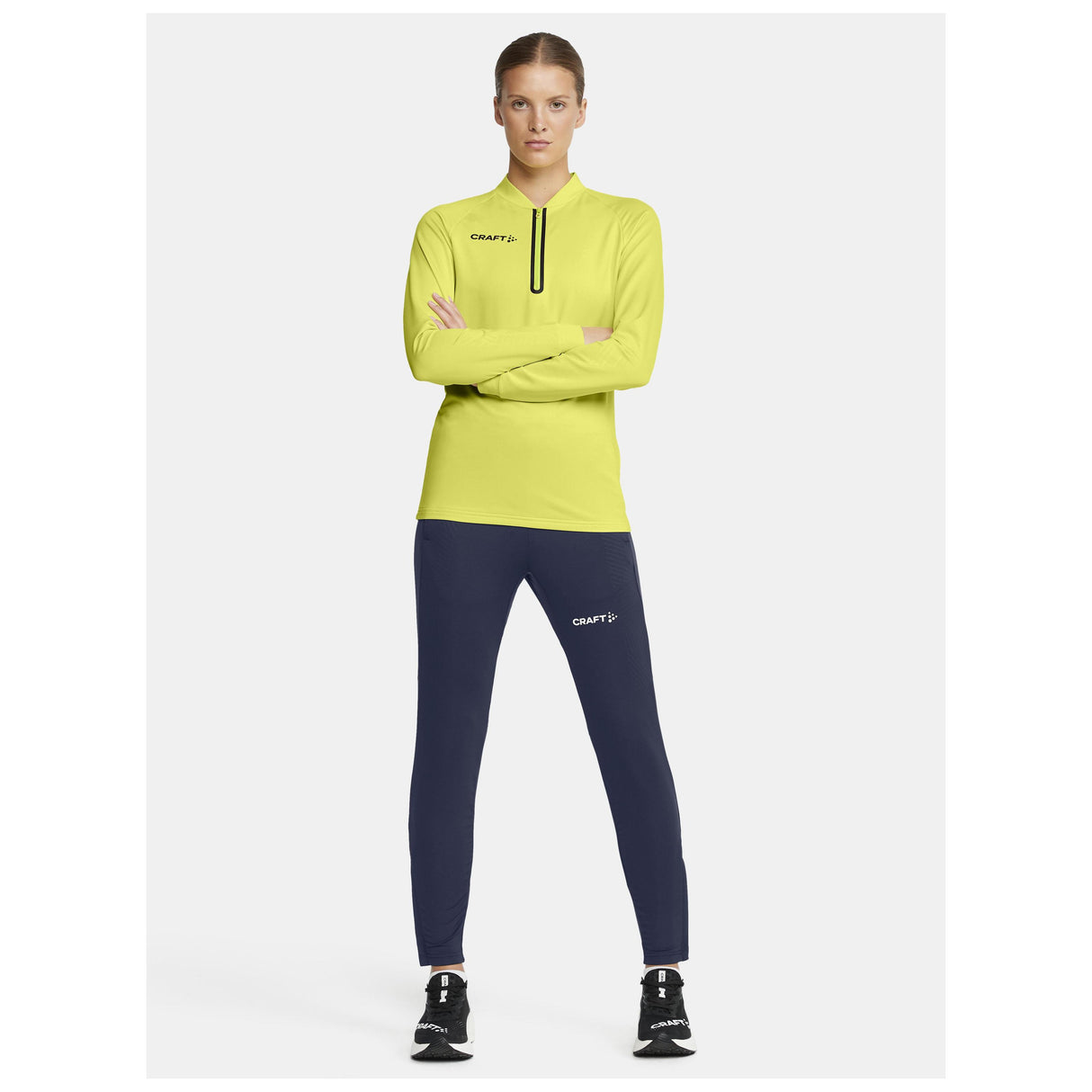 Extend Half Zip W - Yellow - Closeup 5