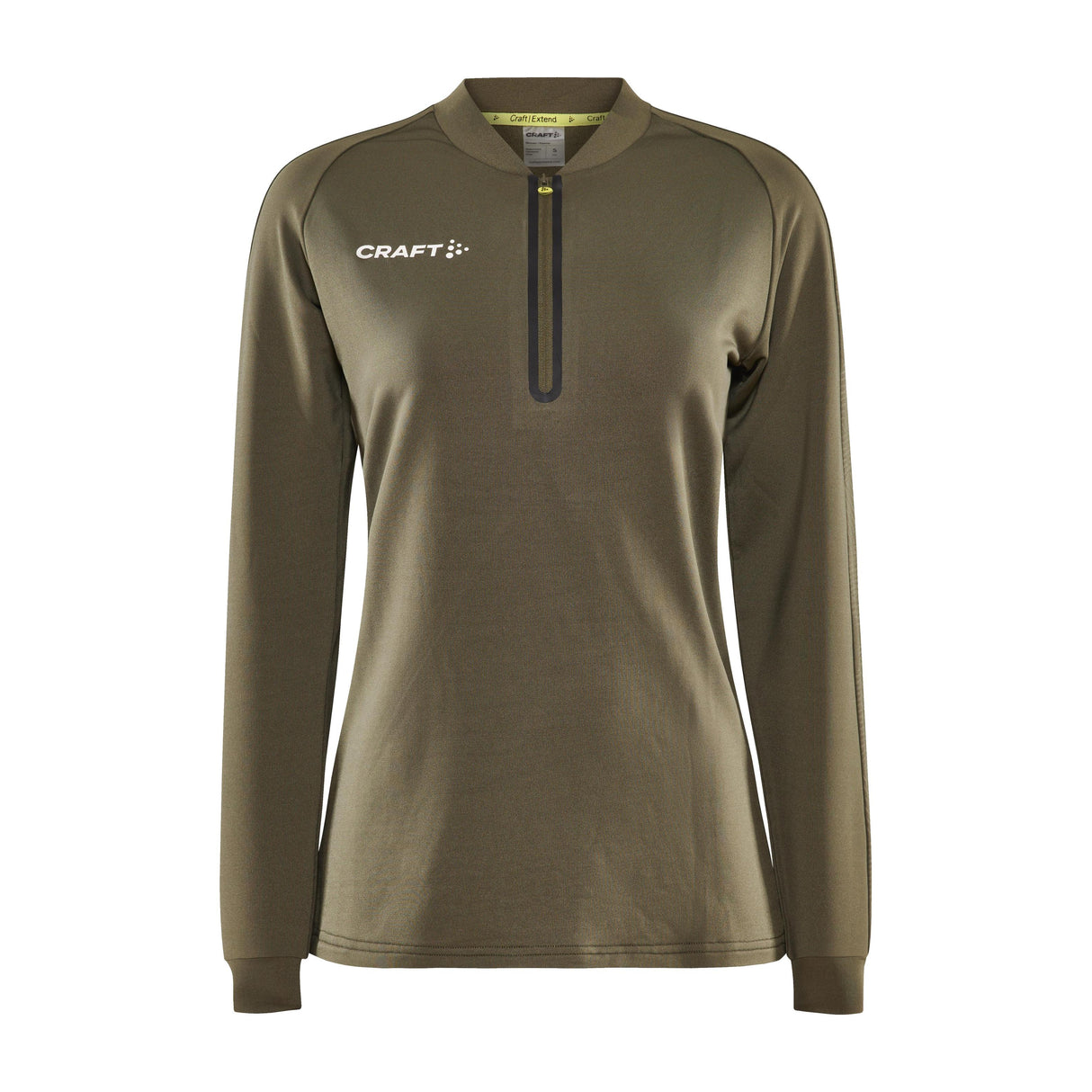 Extend Half Zip W - Dark Green - Front