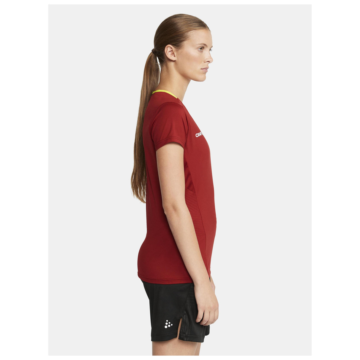 Extend Jersey W - Dark Red - Closeup 2