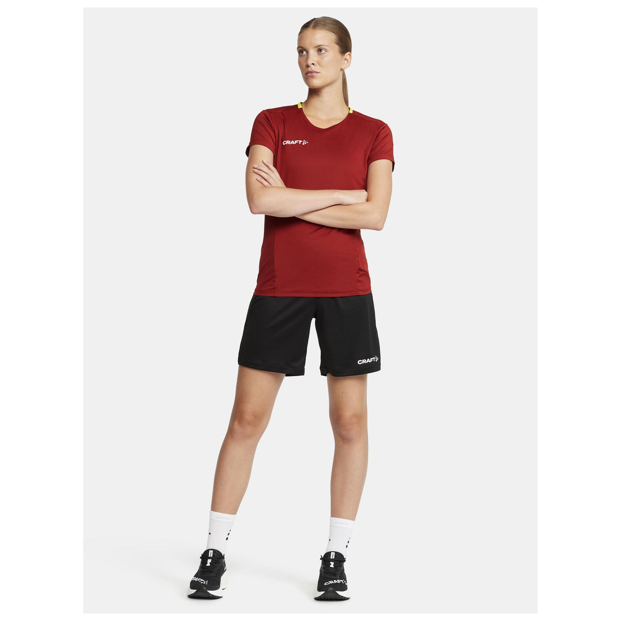 Extend Jersey W - Dark Red - Closeup 5