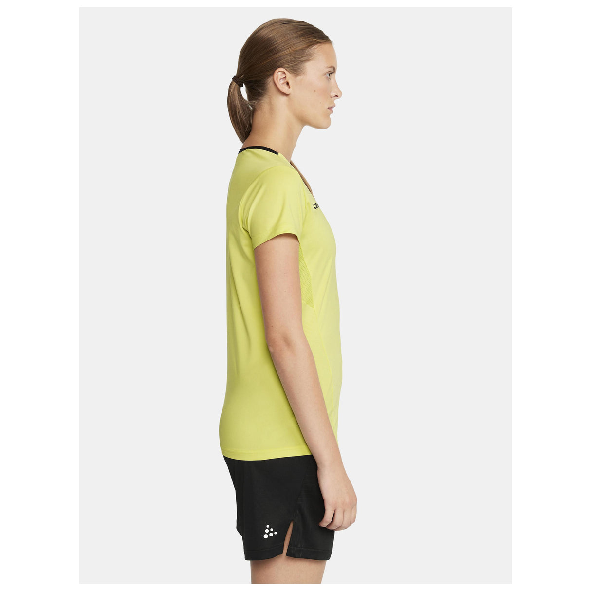 Extend Jersey W - Yellow - Closeup 2