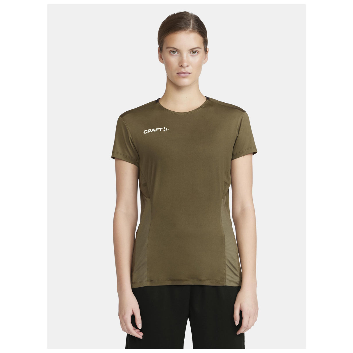 Extend Jersey W - Dark Green - Closeup 1