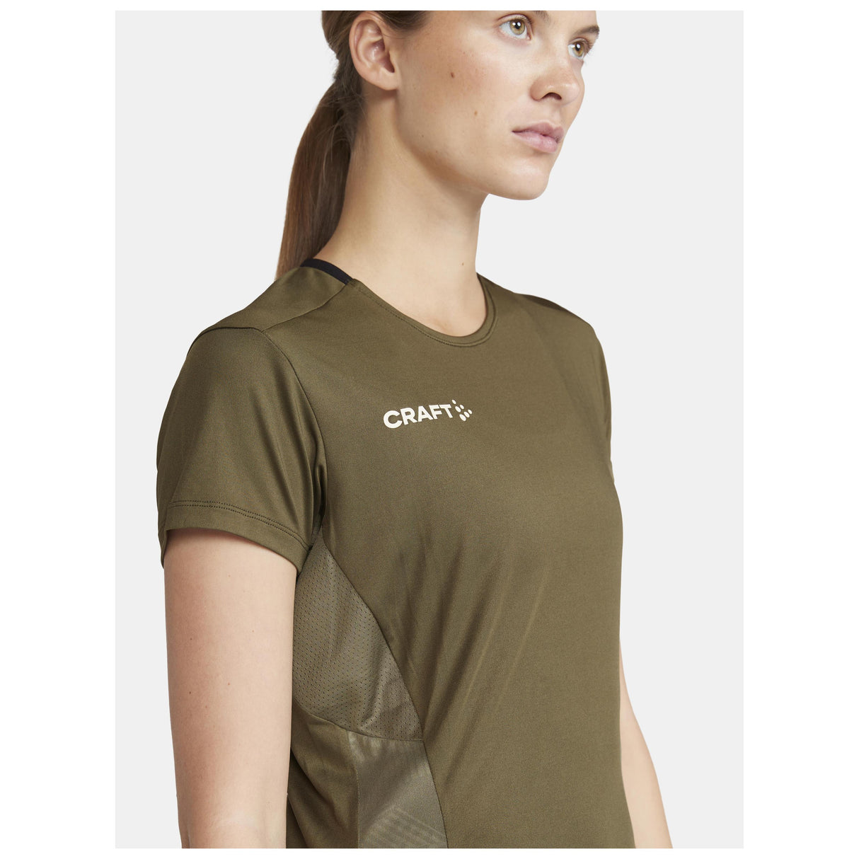 Extend Jersey W - Dark Green - Closeup 4