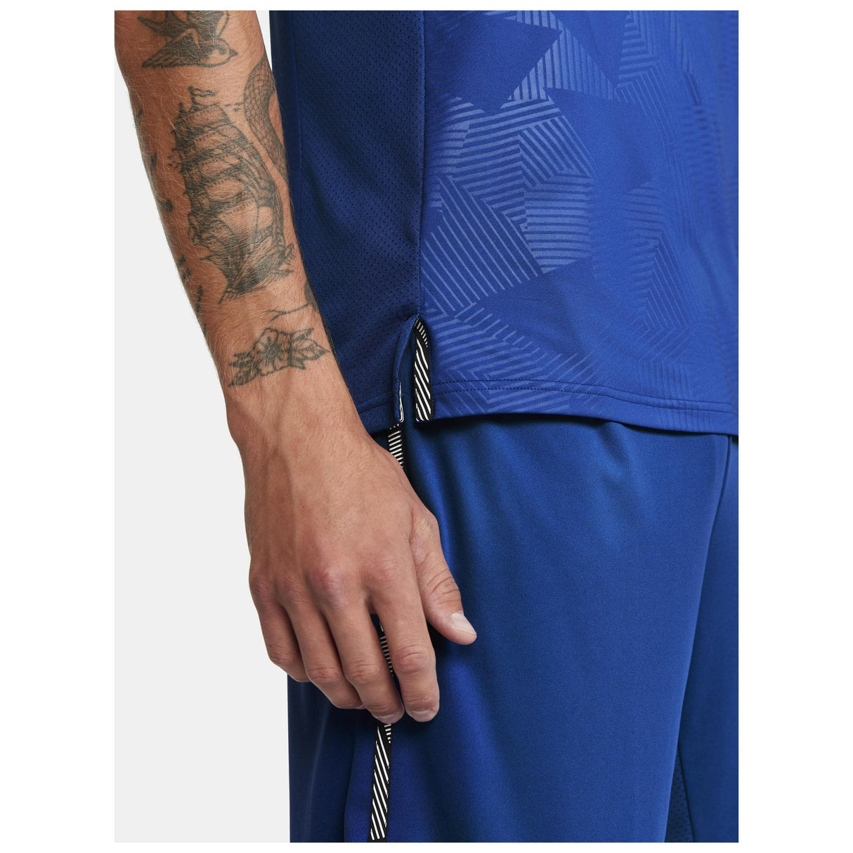 Premier Solid Jersey M - Cobalt - Closeup 4