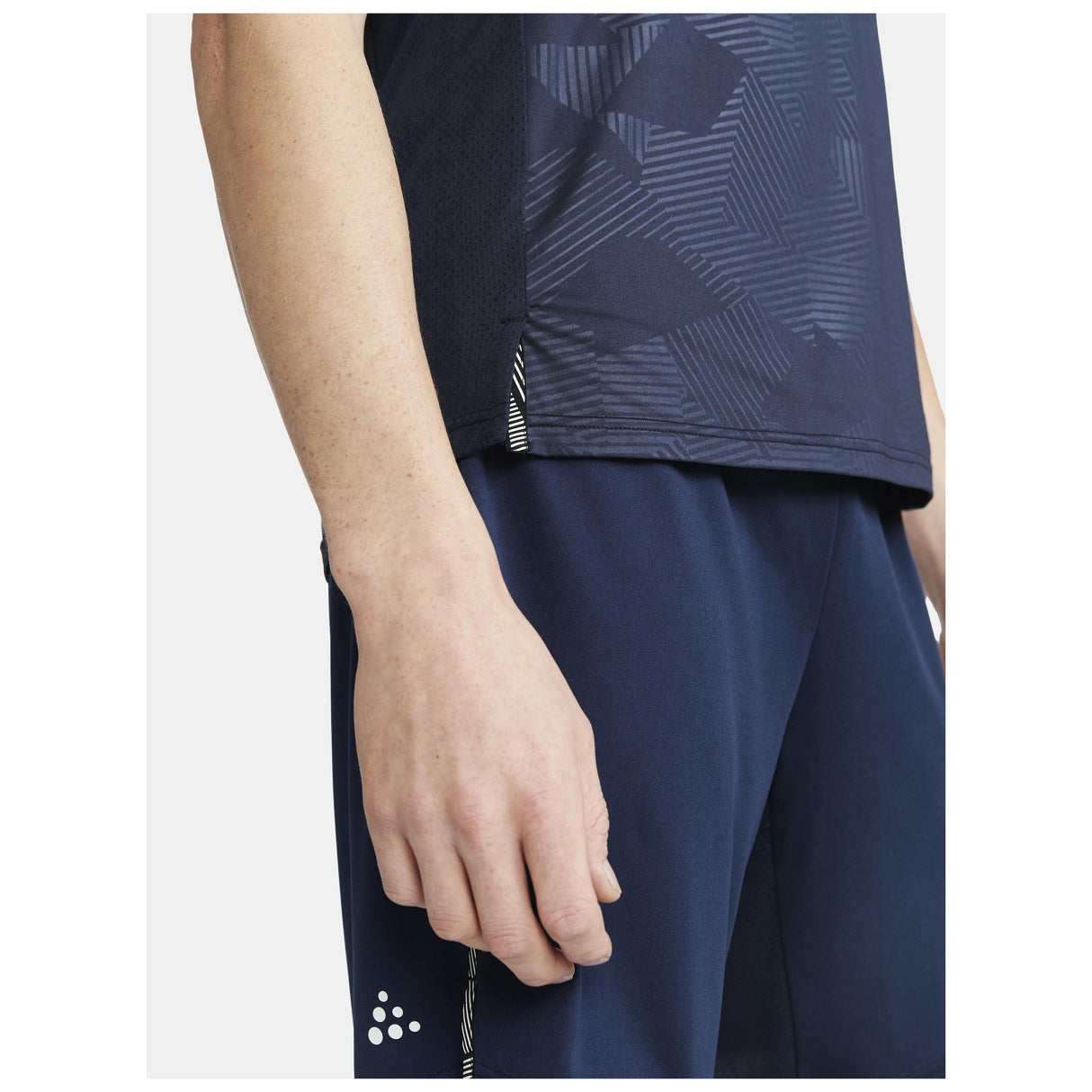 Premier Solid Jersey M - Navy - Closeup 5