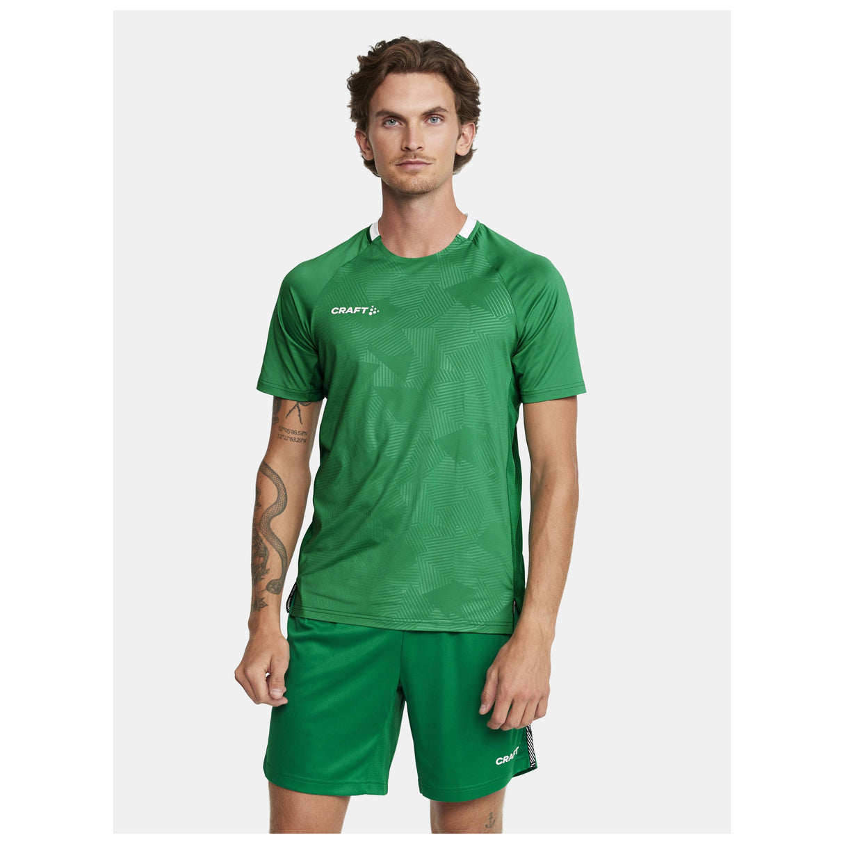 Premier Solid Jersey M - Green - Closeup 1
