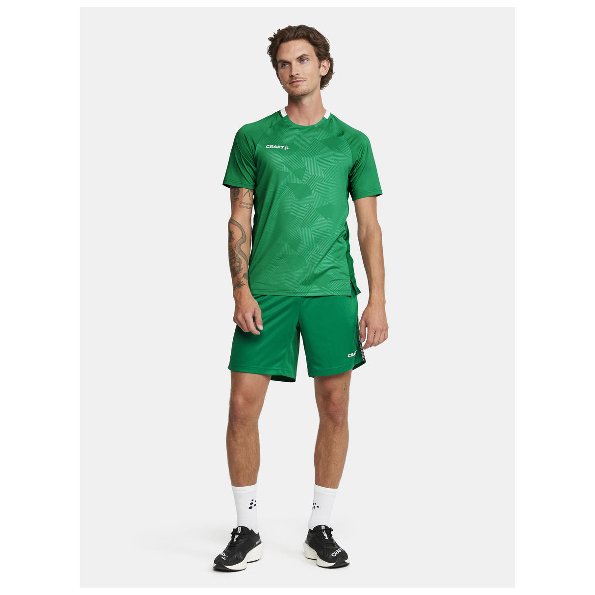 Premier Solid Jersey M - Green - Closeup 6