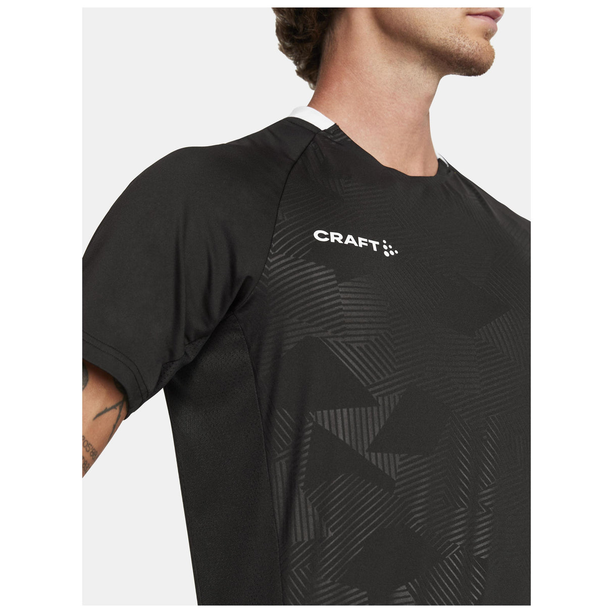 Premier Solid Jersey M - Black - Closeup 4