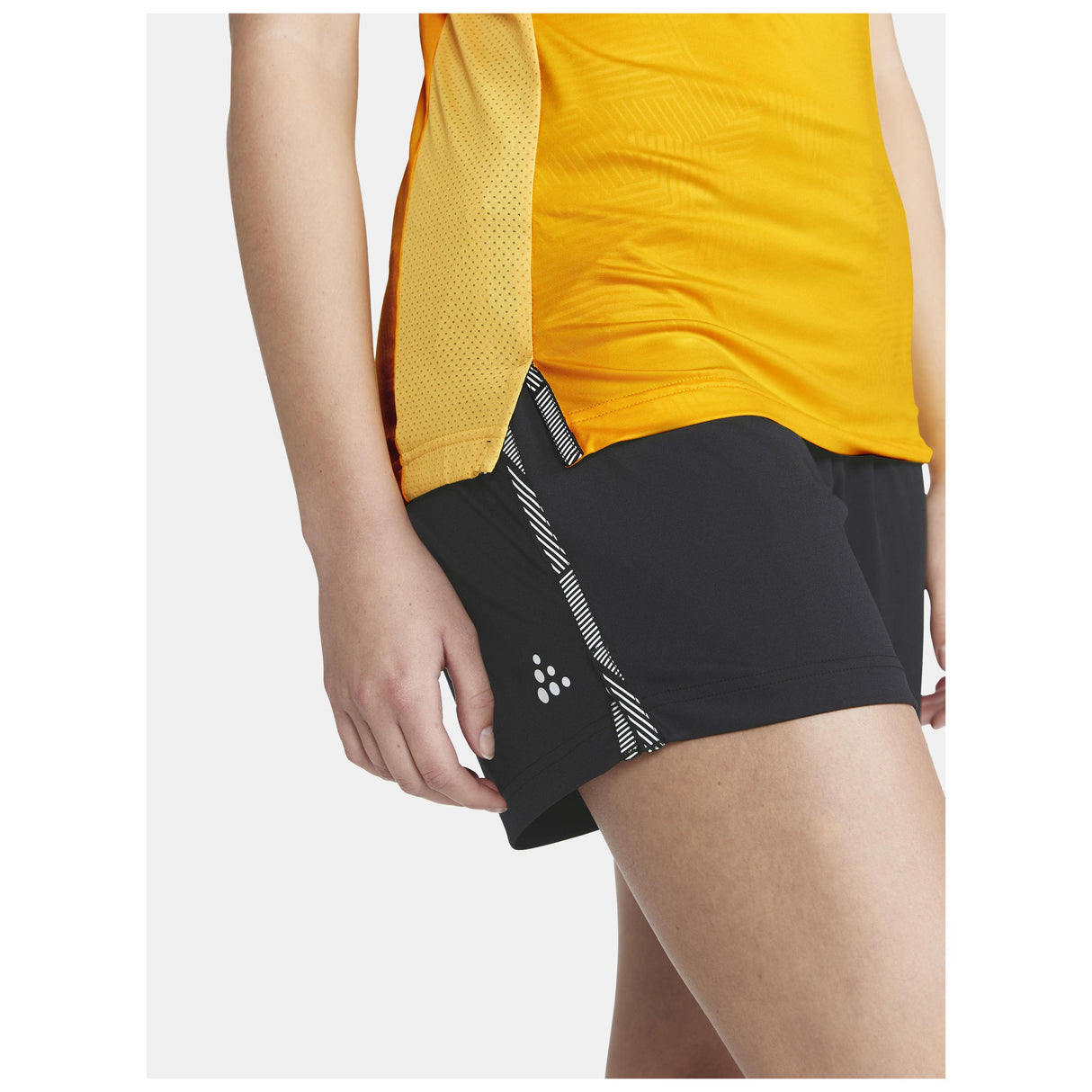 Premier Solid Jersey W - Yellow - Closeup 5