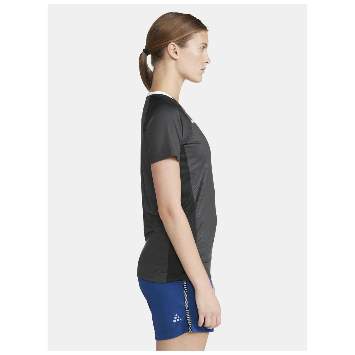 Premier Solid Jersey W - Dark Grey - Closeup 2