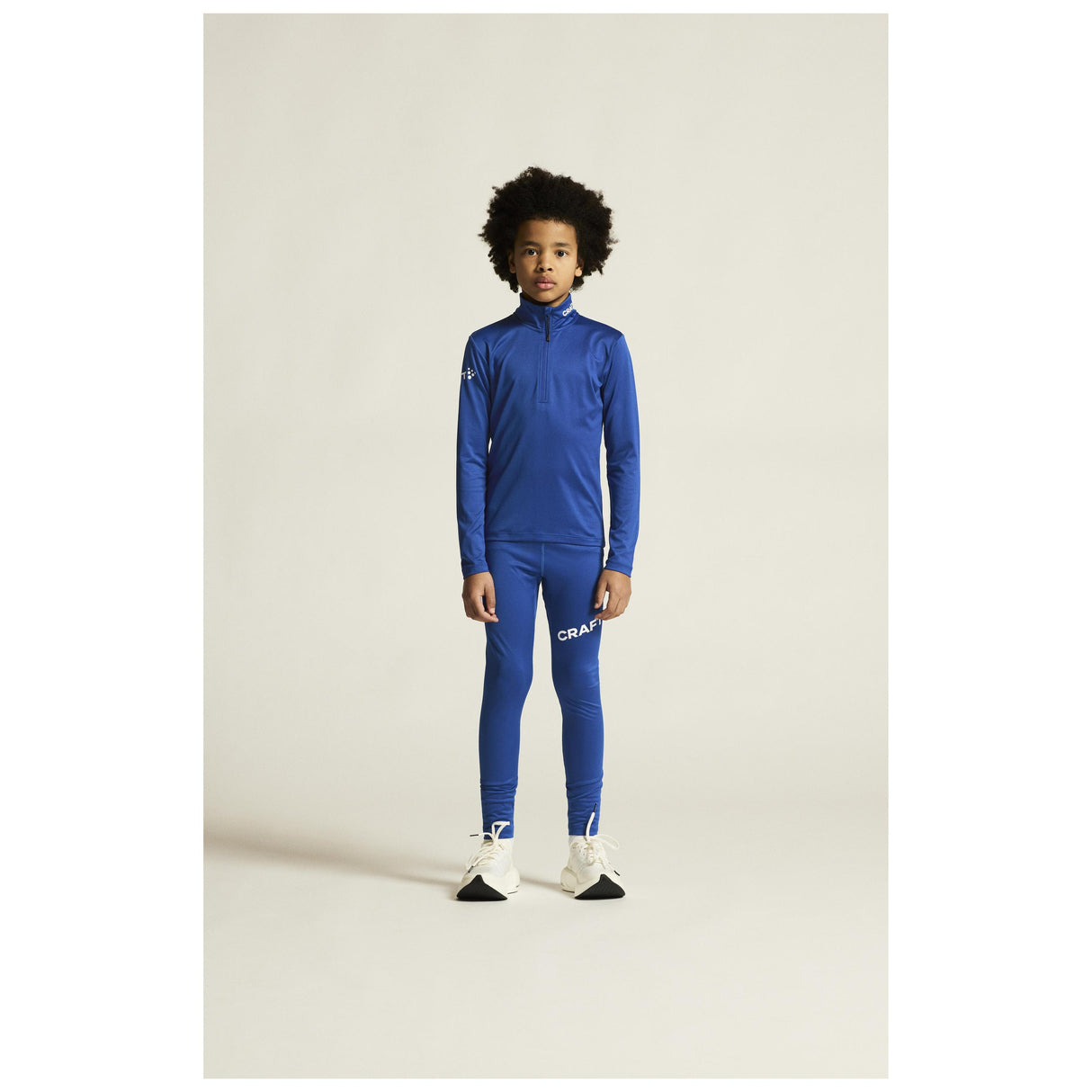 Adv Nordic Ski Club Jersey Jr - Club Cobolt/White - Closeup 1