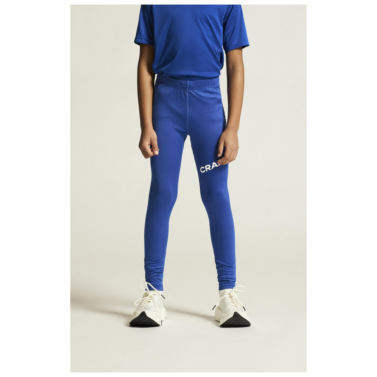 Adv Nordic Ski Club Tights Jr - Club Cobolt/White - Closeup 5